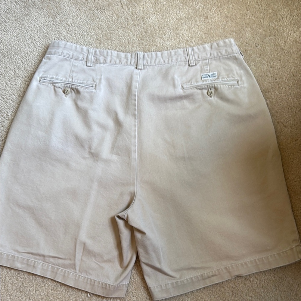 Polo Ralph Lauren Chino Khaki‎ Shorts Men's 8" inseam / 36" waist / 20" L - Picture 3 of 4